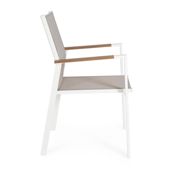 Balti metāla dārza krēsli (4 gab.) Heta – Bizzotto-image-2