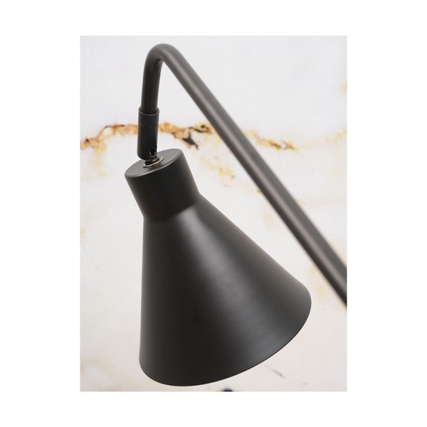 Melna galda lampa ar metāla abažūru (augstums 55 cm) Lyon – it's about RoMi-image-1