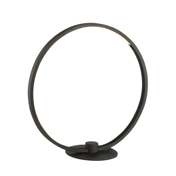 Melna ovāla galda lampa SULION Framed