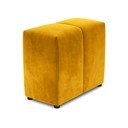 Dzeltena samta atzveltne modulārajam dīvānam Rome Velvet – Cosmopolitan Design 
