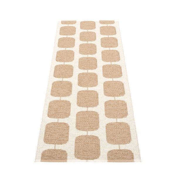 Bēšs/krēmkrāsas iekštelpu un āra celiņa paklājs 70x200 cm Sten Light Nougat – Pappelina-image-2