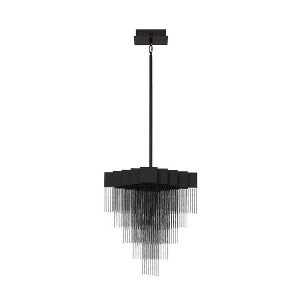 Matēti melna tērauda LED piekaramā lampa ar regulējamu spilgtumu Revια – Nova Luce