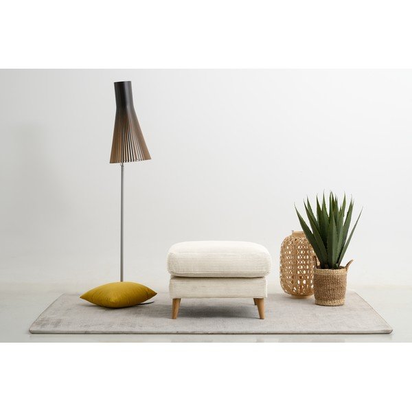 Balts velveta kāju soliņš Paris – Scandic-image-1