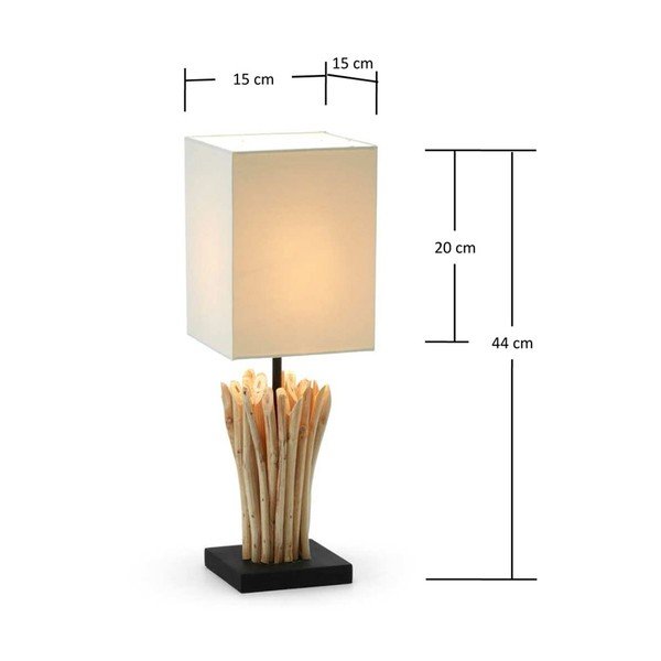 Bēša galda lampa Kave Home Poob-image-3