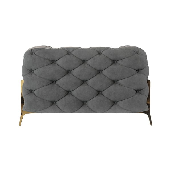 Pelēks samta atpūtas krēsls Chelsea Bis – Ropez-image-3