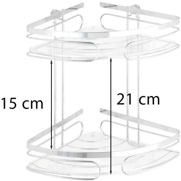 Sienas stūra plaukts no nerūsējošā tērauda Wenko Premium-image-4