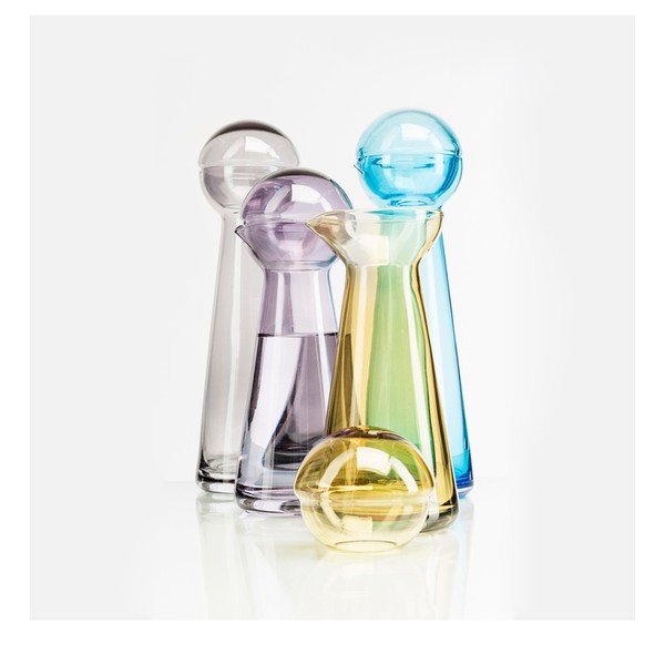 Dzintara vīna dekanteris Sagaform Birdie, 0,5 l-image-2