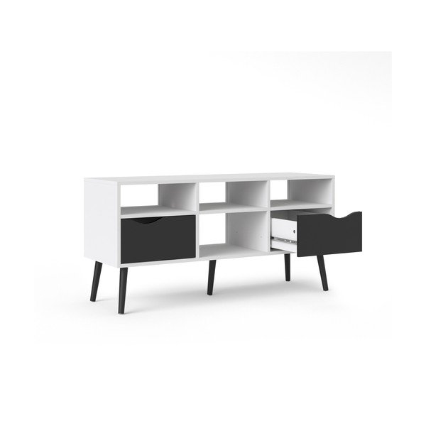 Melnbalts TV galdiņš Tvilum Oslo, 117 x 57 cm-image-2