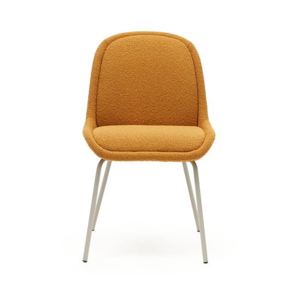 Sinepju dzelteni pusdienu krēsli (4 gab.) Aimin – Kave Home