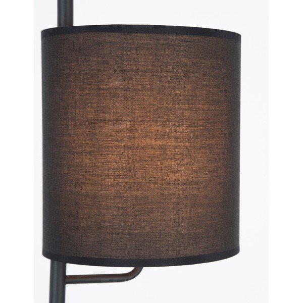 Melna metāla stāvlampa (augstums 176 cm) Yama – Nova Luce-image-2