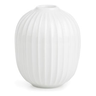 Balts porcelāna svečturis Kähler Design Hammershoi, augstums 10 cm