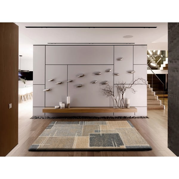 Pelēks/bēšs paklājs 160x230 cm Irati – Universal-image-1