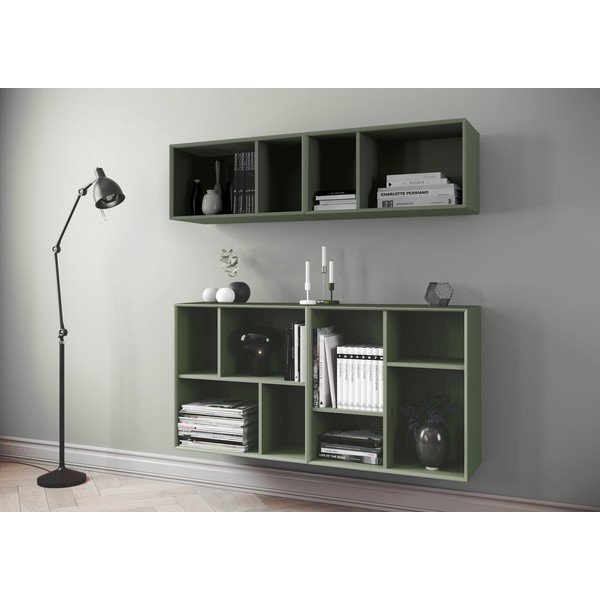 Tumši zaļa moduļu plauktu sistēma 70x70 cm Z Cube – Tenzo-image-1