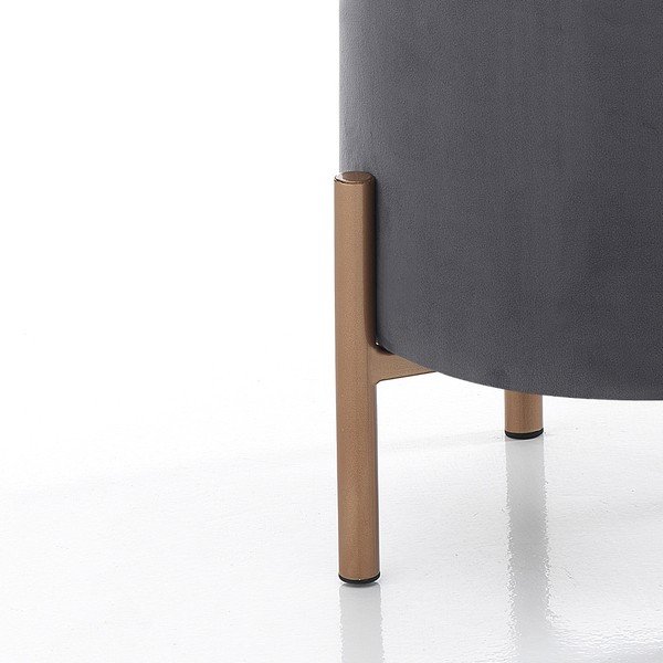 Tomasucci Ammy pelēks taburete, ø 31 cm-image-2
