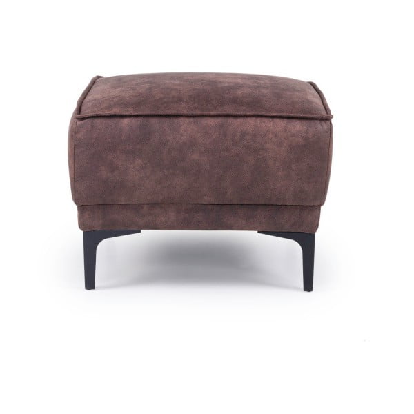 Brūns pufs no ādas imitācijas Copenhagen – Scandic