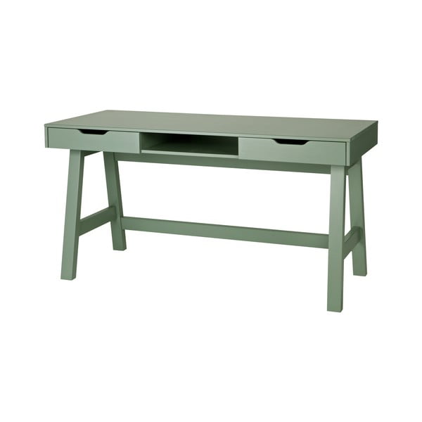 Zaļš rakstāmgalds WOOOD Nikki-image-3