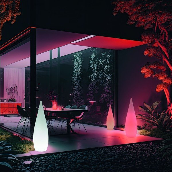 LED gaismeklis ar saules baterijām ø 25 cm Palmas – Reality-image-2