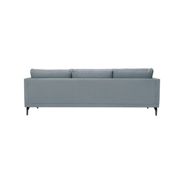 Pelēks dīvāns ar kāju balstu melnā krāsā Windsor & Co Sofas Jupiter-image-4