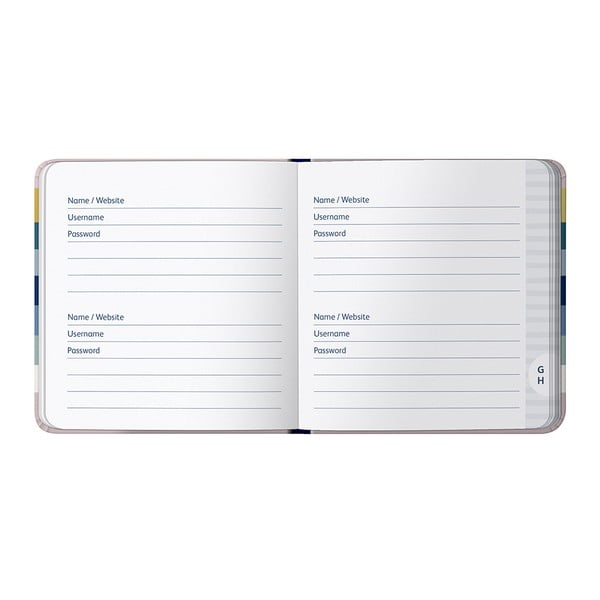 Paroļu blociņš 96 lpp. Stripe – Busy B-image-3