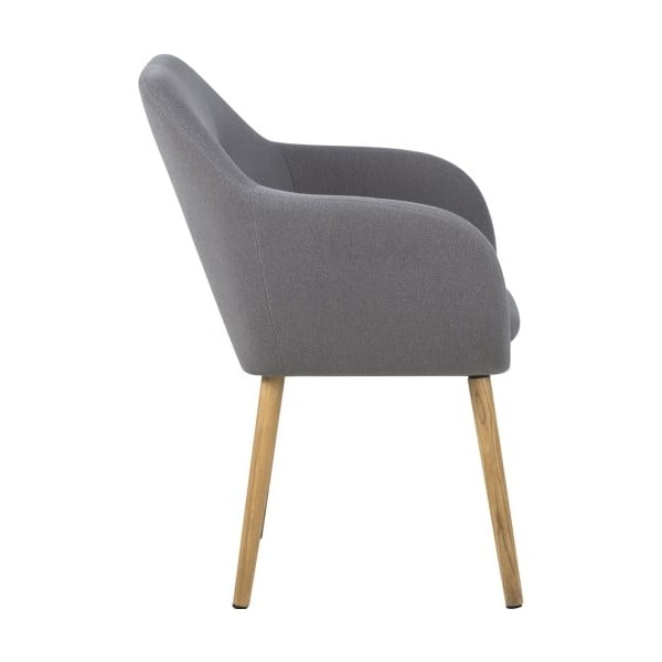 Gaiši pelēks ēdamistabas krēsls Actona Emilia-image-4