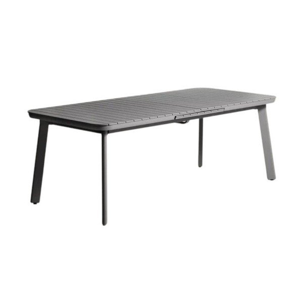 Metāla dārza ēdamgalds 100x220 cm Izola – Kave Home