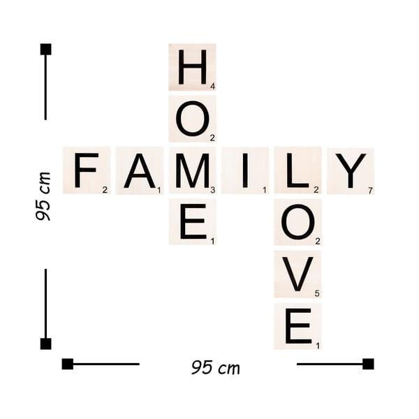 Sienas dekors Wallity Scrabble-image-3