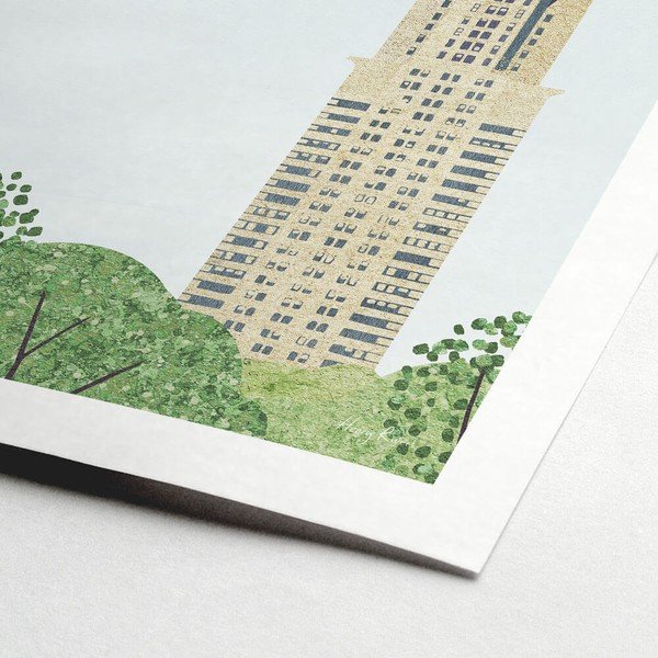 Plakāts 30x40 cm Chrysler Building – Travelposter-image-1