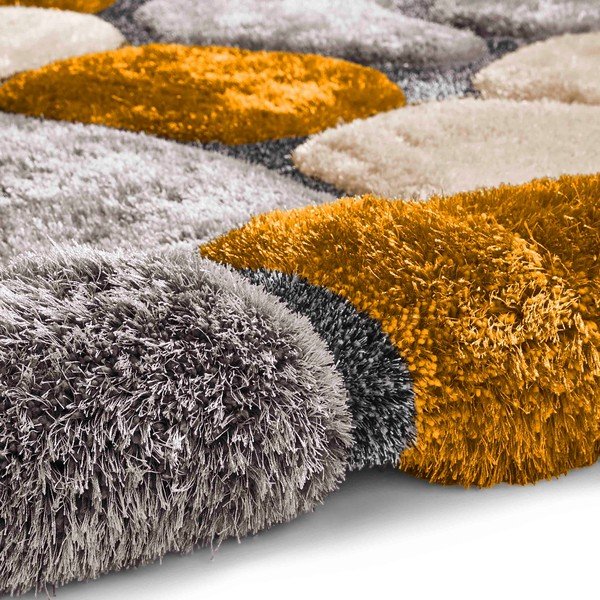 Pelēki dzeltens paklājs Think Rugs Noble House Rock, 150 x 230 cm-image-4