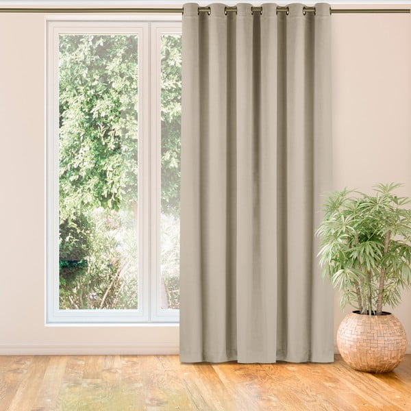 Krēmkrāsas aizkars 200x245 cm Vila – Homede-image-1