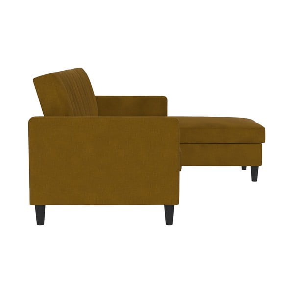 Dzeltens salokāms stūra dīvāns Celine – Støraa-image-4