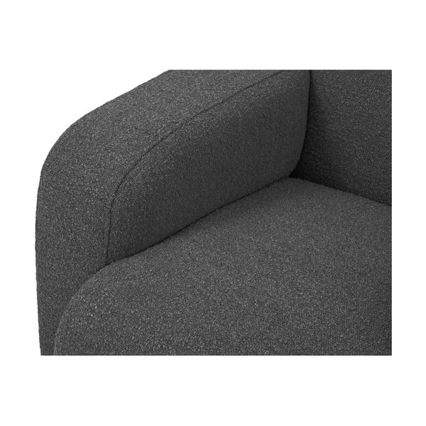 Tumši pelēks stūra dīvāns no buklē auduma (ar labo stūri) Molino – Micadoni Home-image-4