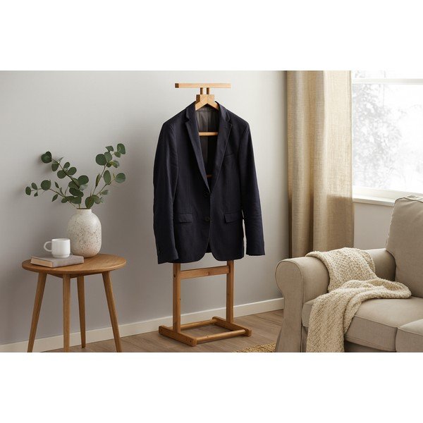 Dabīga toņa bambusa uzvalku pakaramais Vion – Bonami Essentials-image-4