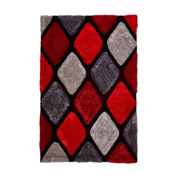 Sarkans ar rokām darināts paklājs 120x170 cm Noble House – Think Rugs