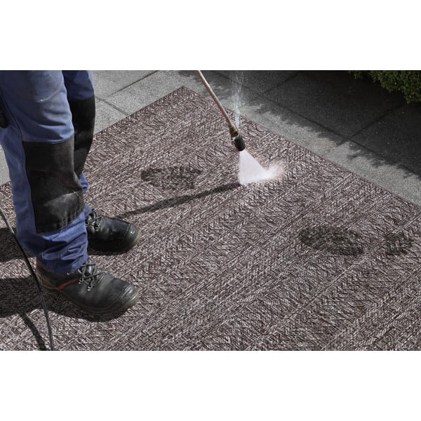 Tumši pelēks āra paklājs NORTHRUGS Granado, 80 x 150 cm-image-3