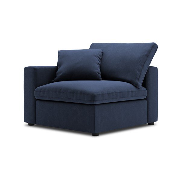 Tumši zila modulārā dīvāna stūra daļa Windsor & Co Sofas Galaxy, kreisais stūris-image-2
