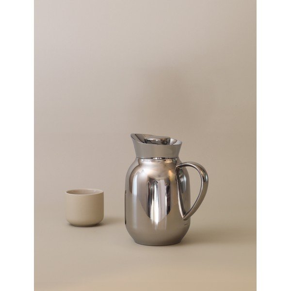 Sudraba krāsas nerūsējošā tērauda termosa kanna 1,2 l Amphora – Stelton-image-1
