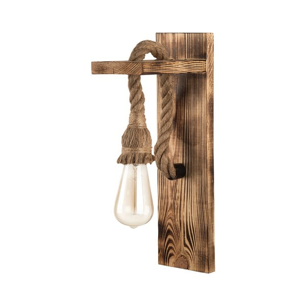 Sienas lampa dabīgā tonī Woody – Squid Lighting-image-2