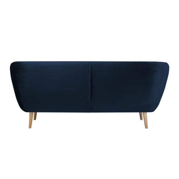 Tumši zils trīsvietīgs dīvāns Mazzini Sofas Benito-image-4