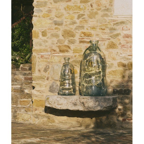 Pārstrādāta stikla augsta vāze (augstums 75 cm) Brenna – Kave Home-image-1