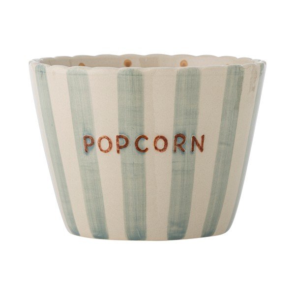 Gaiši zaļa/krēmkrāsas keramikas servēšanas bļodiņa 1,9 l Chip – Bloomingville