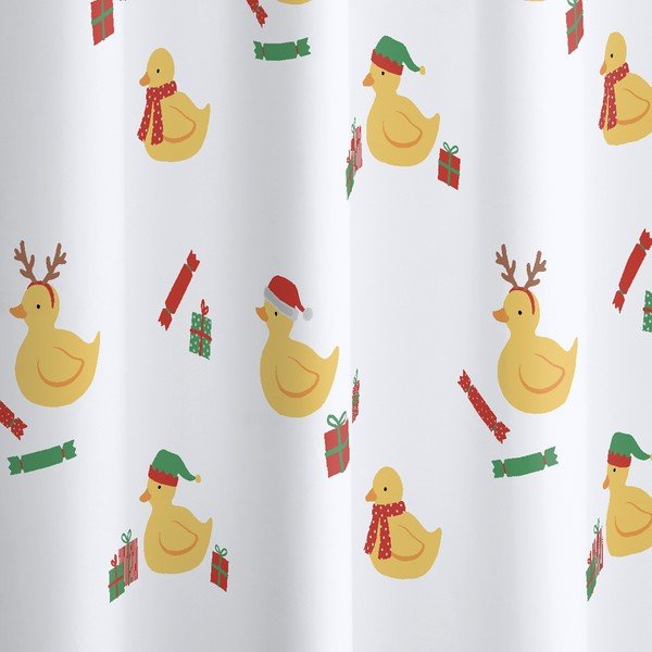 Dušas aizkars 180x180 cm Christmas Quacker – Catherine Lansfield-image-2