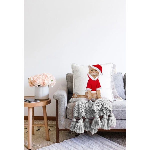 Spilvendrāna ar Ziemassvētku motīvu 43x43 cm – Mila Home-image-2