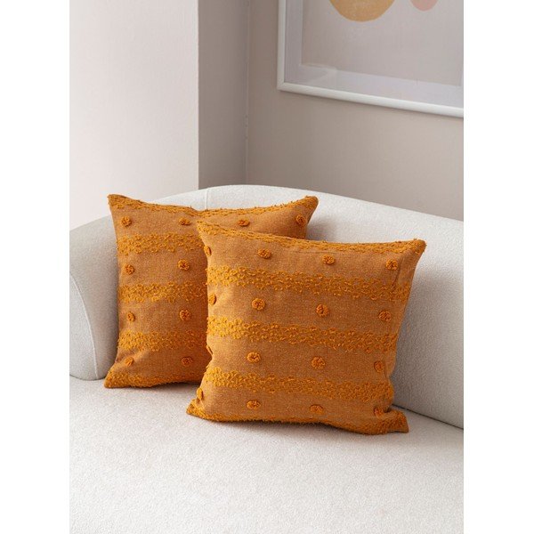 Spilvendrānas (2 gab.) 43x43 cm Tuffet – Mioli Decor-image-1