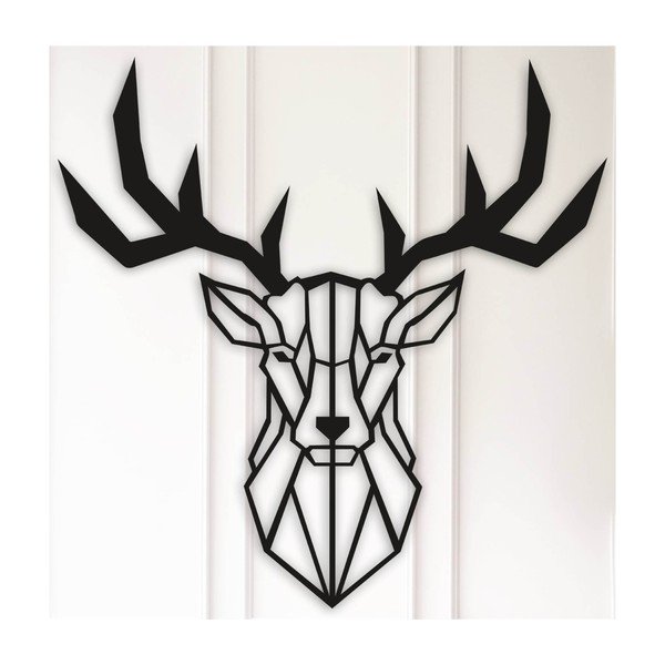 Melna sienas apdare Stag