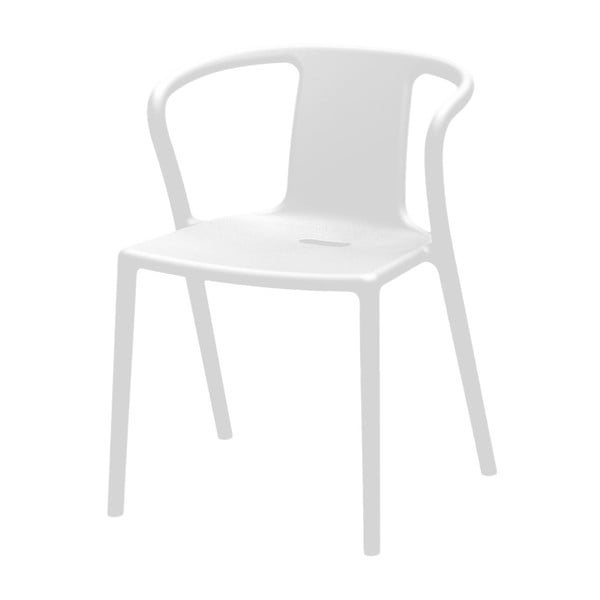 Balts ēdamistabas krēsls ar atzveltnēm Magis Air