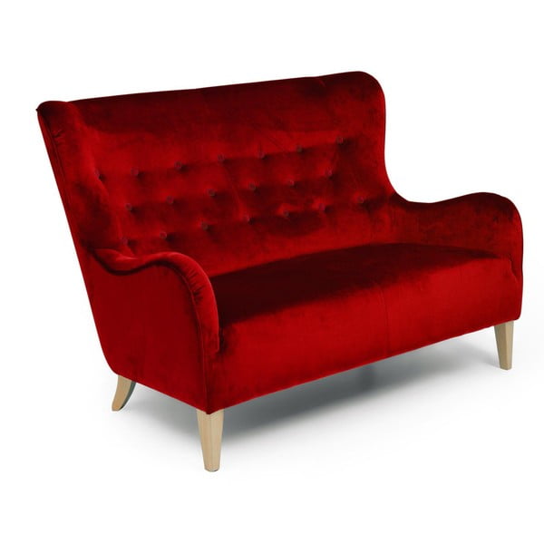 Ķieģeļu sarkans dīvāns Max Winzer Medina, 148 cm