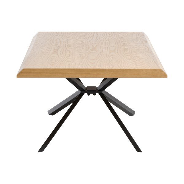 Dabīga toņa žurnālgaldiņš ar ozolkoka imitācijas galda virsmu 68x130 cm Arno – Unique Furniture-image-4