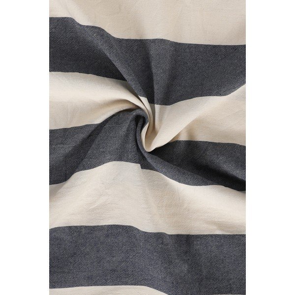 Zila kokvilnas gultas veļa divguļamai gultai 200x200 cm Stonewashed – Mijolnir-image-2