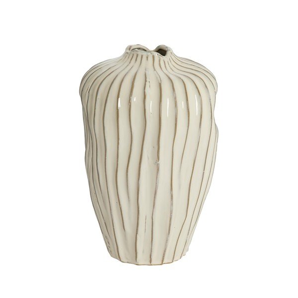 Krēmkrāsas keramikas vāze (augstums 30 cm) Vechhia – Light & Living