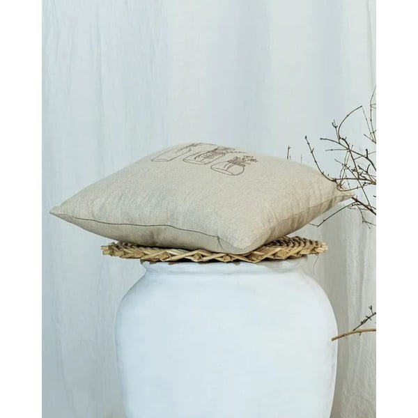 Spilvendrāna no kokvilnas maisījuma 45x45 cm – Mila Home-image-1